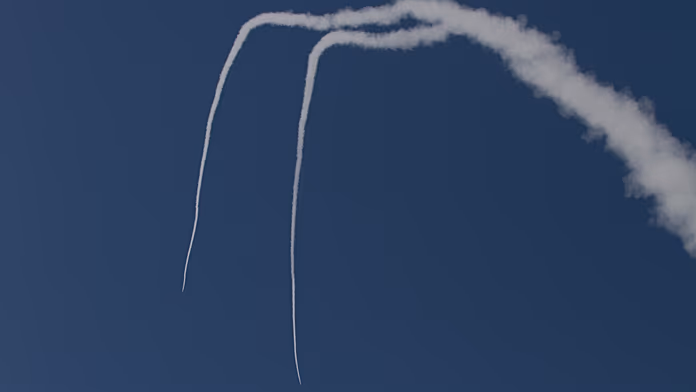 Israeli defence systems intercept Iranian missiles over Haifa