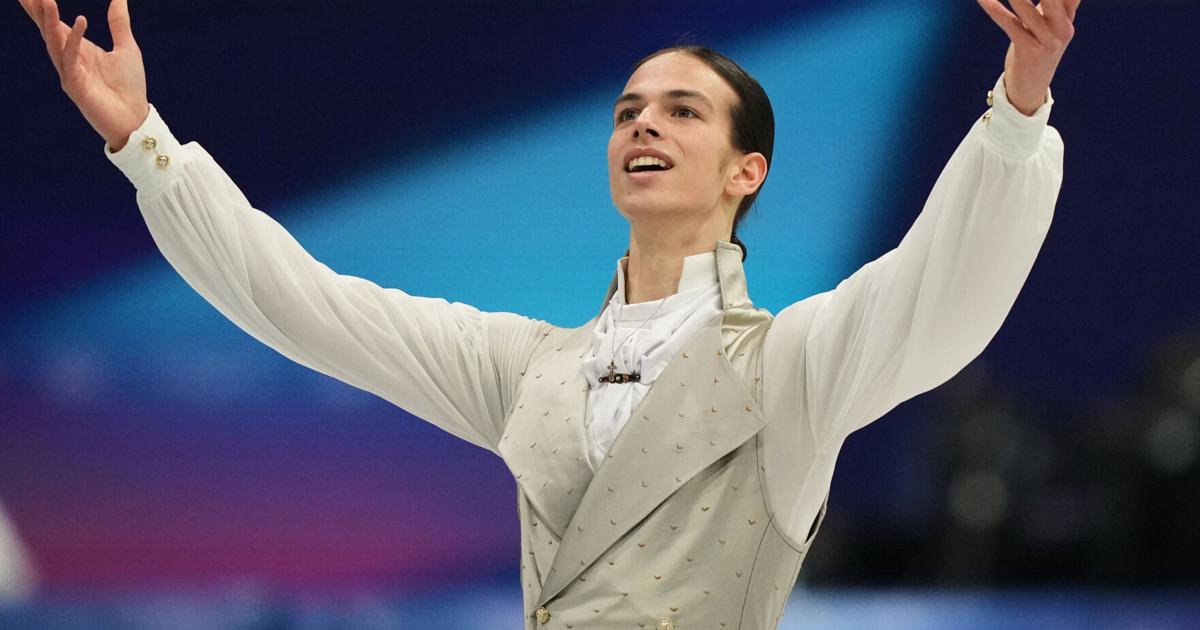 Awkward Olympic wait for Ukraine’s Kyrylo Marsak as Russian Petr Gumennik leads nearby