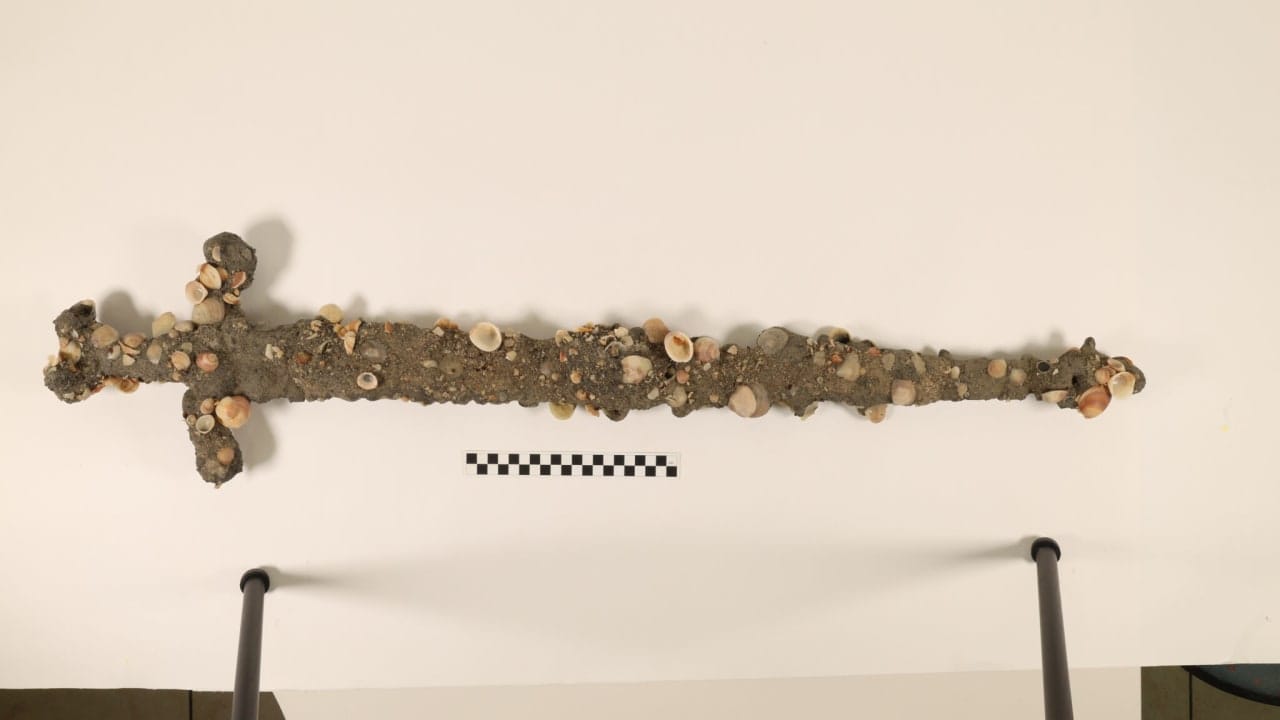 University of Haifa student discovers Crusader sword