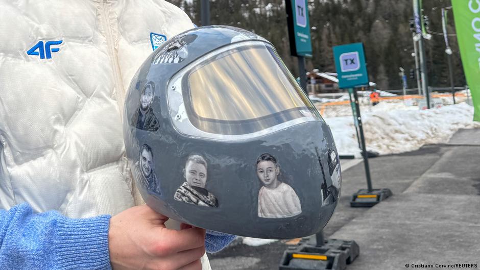 Ukrainian athlete banned over ‘political’ helmet