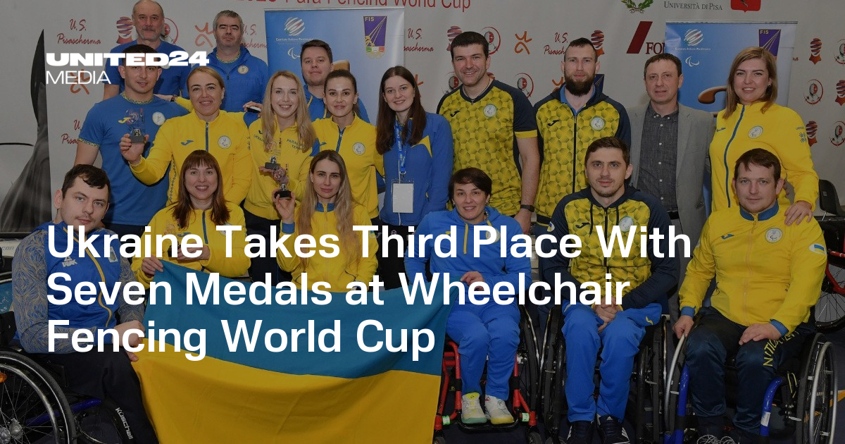 Ukraine Takes Third Place With Seven Medals at Wheelchair Fencing World Cup — UNITED24 Media