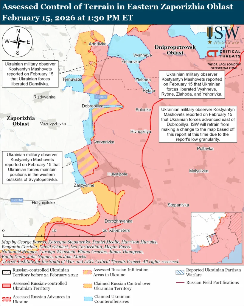Russia spent two months advancing in Zaporizhzhia Oblast — Ukraine clawed back up to 9.5 km in a week