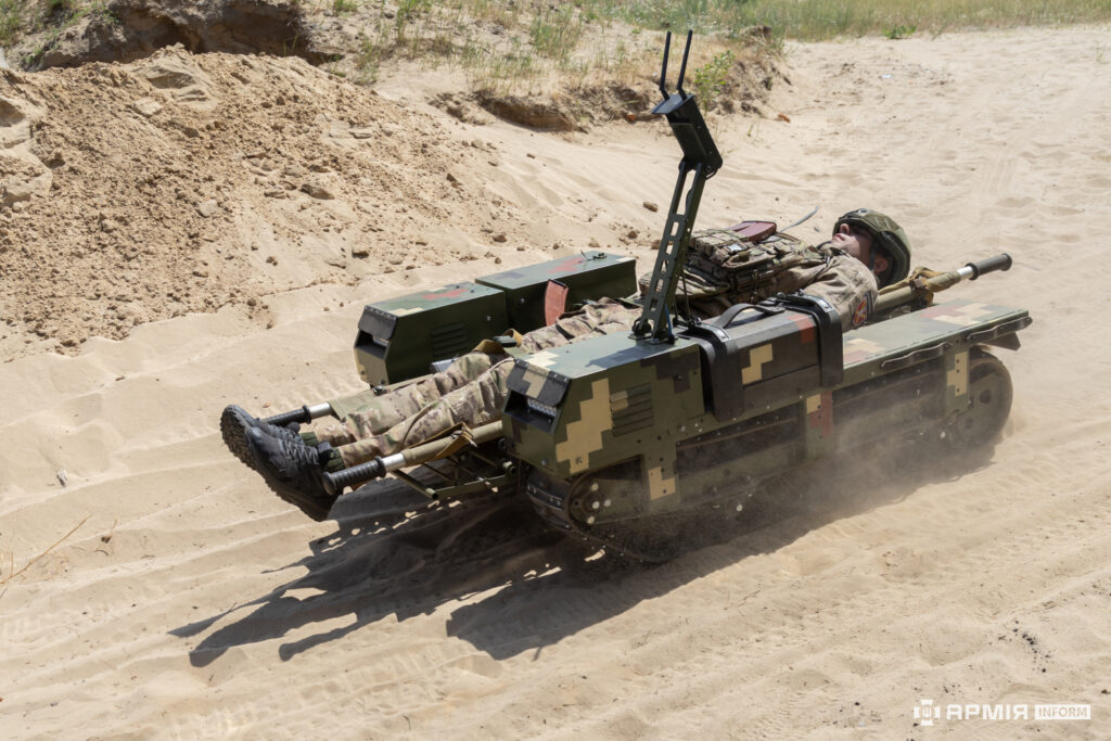 Ukrainian ground drone takes direct FPV hit – still evacuates two wounded soldiers near Pokrovsk