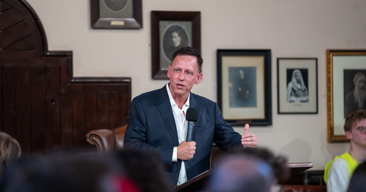 Peter Thiel ties put major German military drone deal on shaky ground – POLITICO