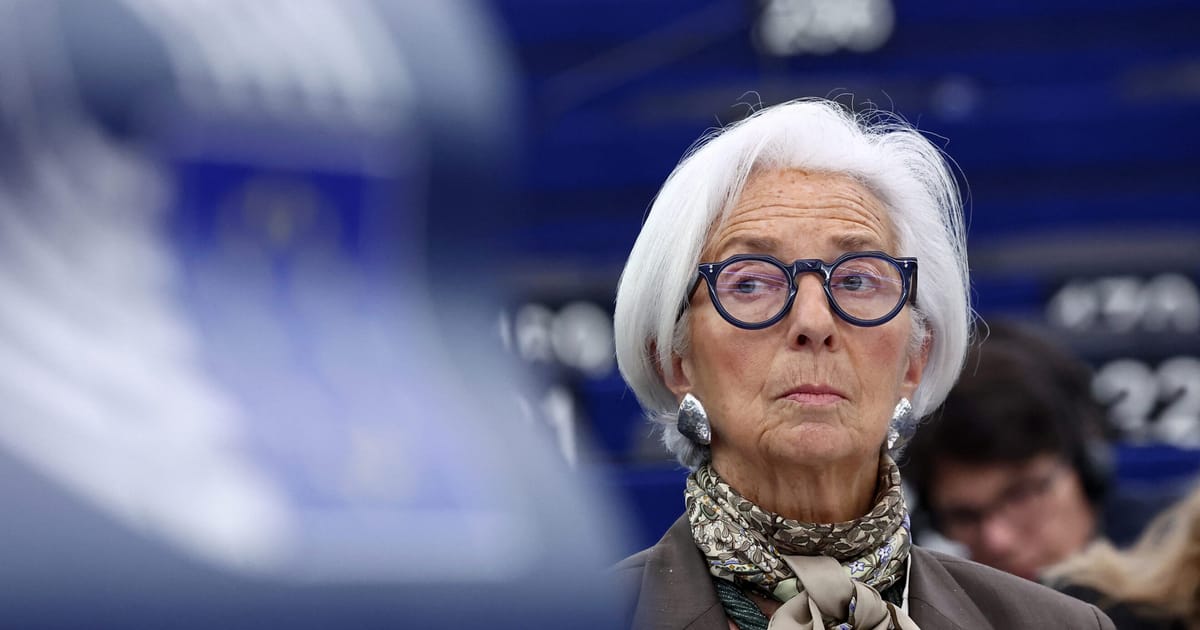 Christine Lagarde says her ‘baseline’ is to complete her term at the ECB – POLITICO