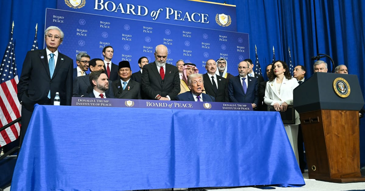 EU Parliament groups blast Commission for attending Trump’s Board of Peace – POLITICO