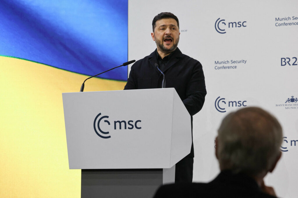 Ukraine thanks Europe 30 times in Munich—three weeks after calling it “lost” at Davos