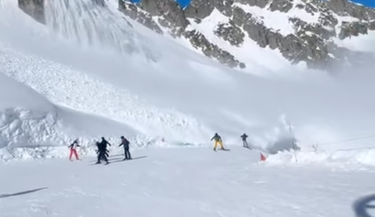 Avalanche Buries Three French Skiers in Terrifying Video