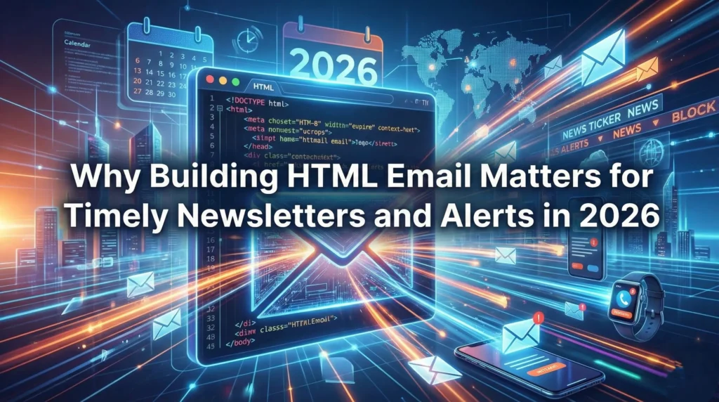 Why building HTML email matters for timely newsletters and alerts in 2026
