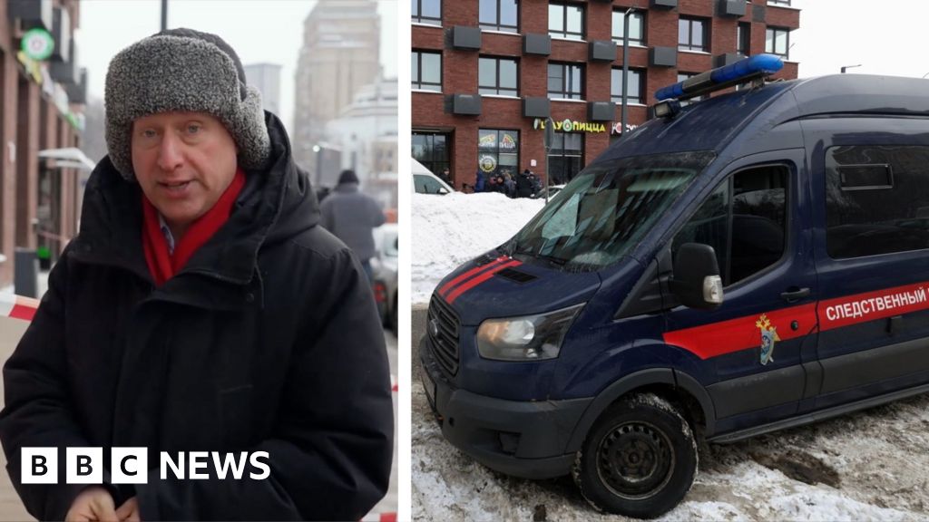 BBC at scene where Russian general was shot in Moscow