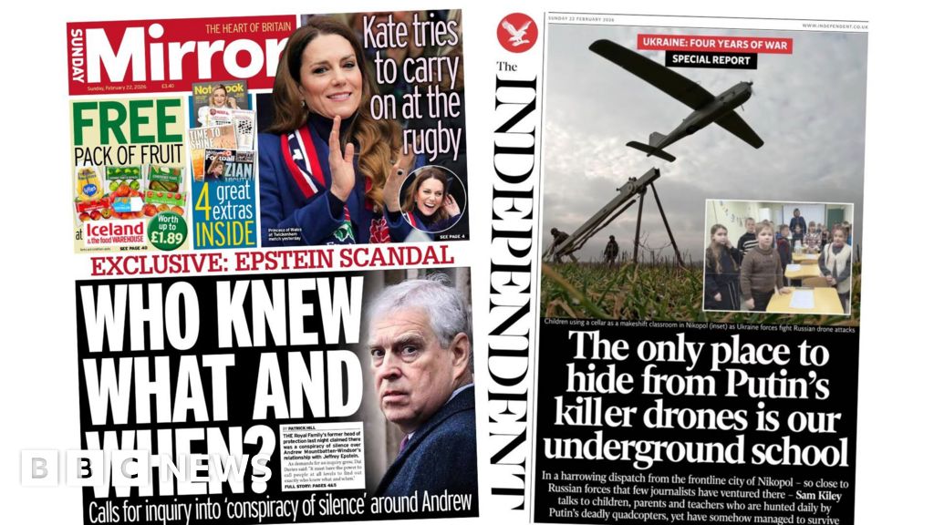 Calls for Andrew ‘inquiry’ and hiding from ‘Putin’s killer drones’