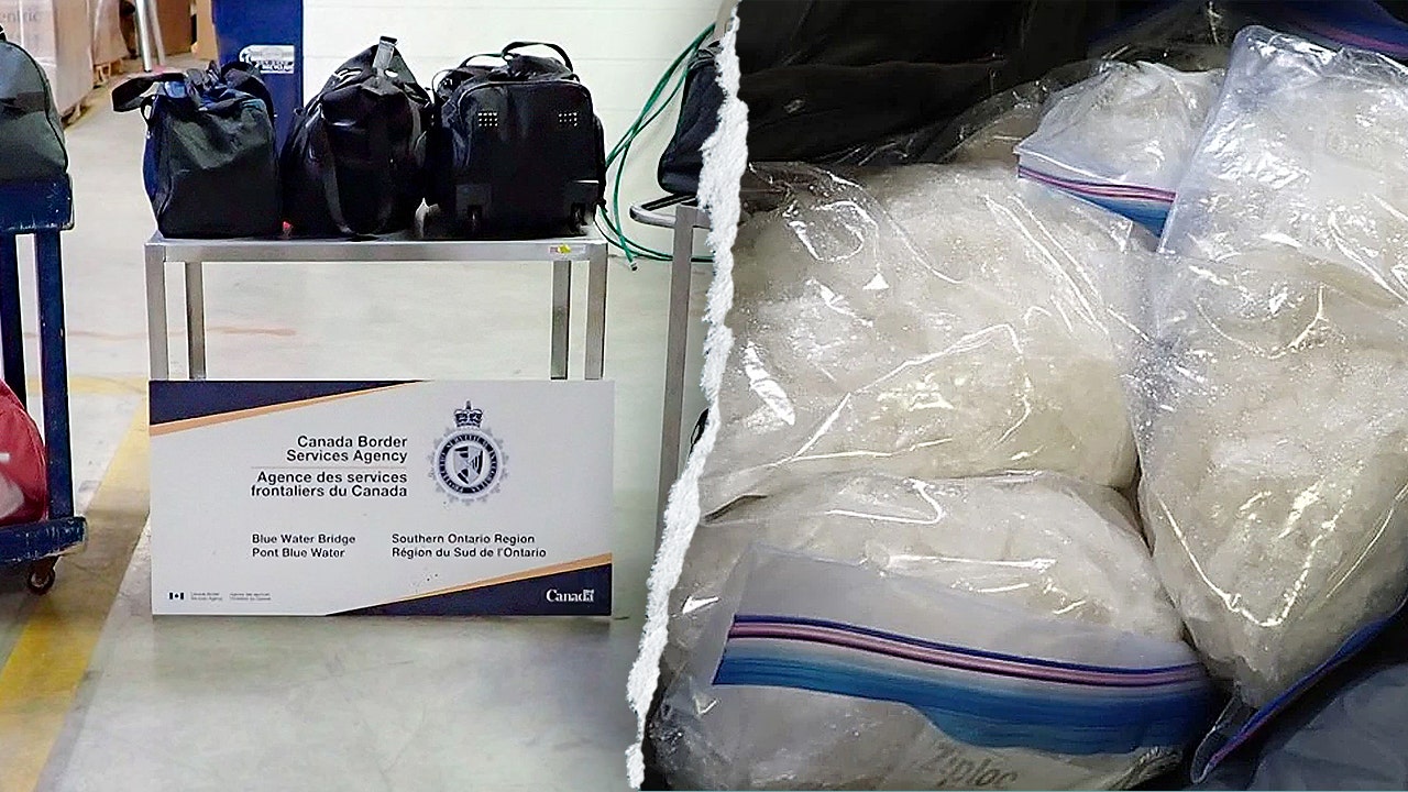 Canada border officials seize 600 pounds methamphetamine from suspect