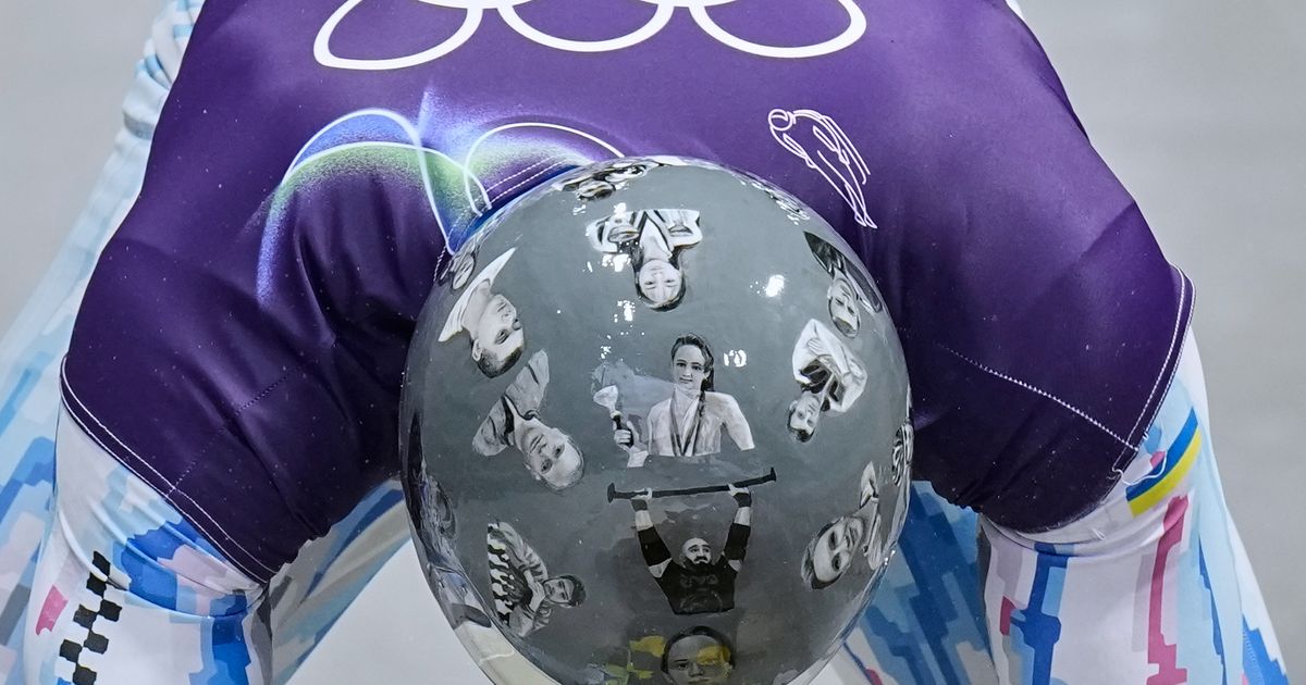 Ukraine’s Vladyslav Heraskevych out of Winter Olympics over banned helmet tribute :: WRAL.com