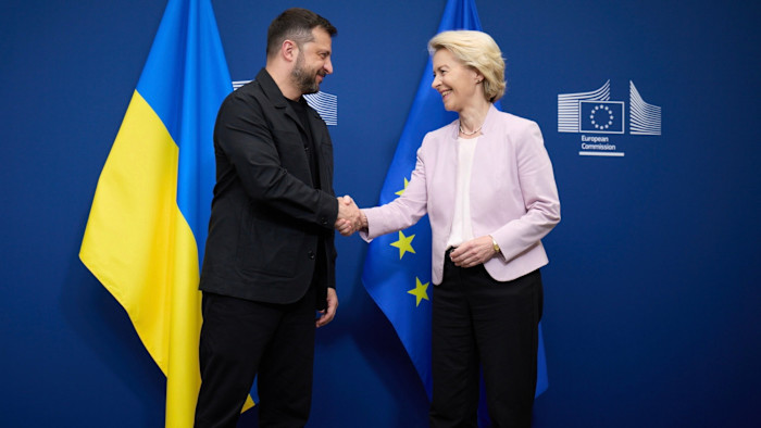 Hungary veto of €90bn loan casts shadow over von der Leyen’s Kyiv visit