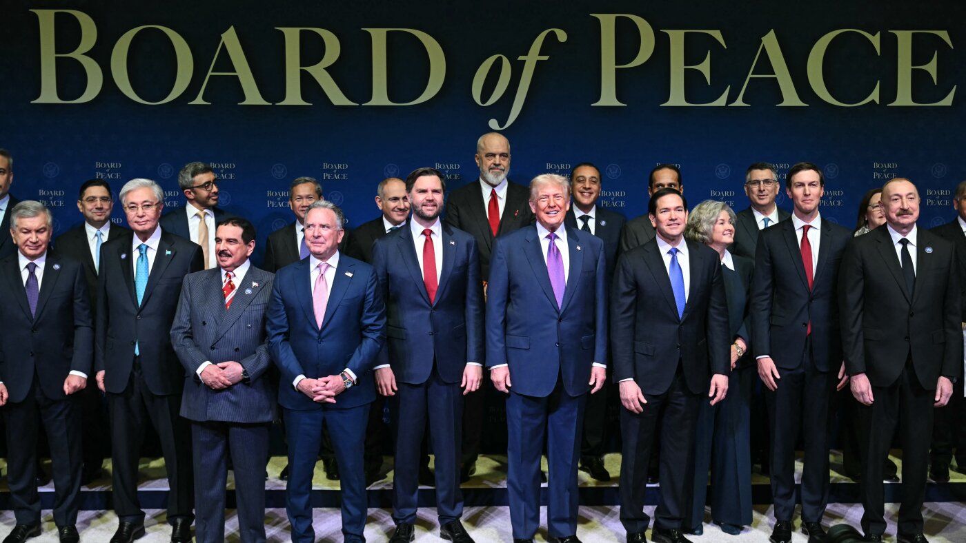 Trump gathers Board of Peace for first meeting, with some U.S. allies wary : NPR