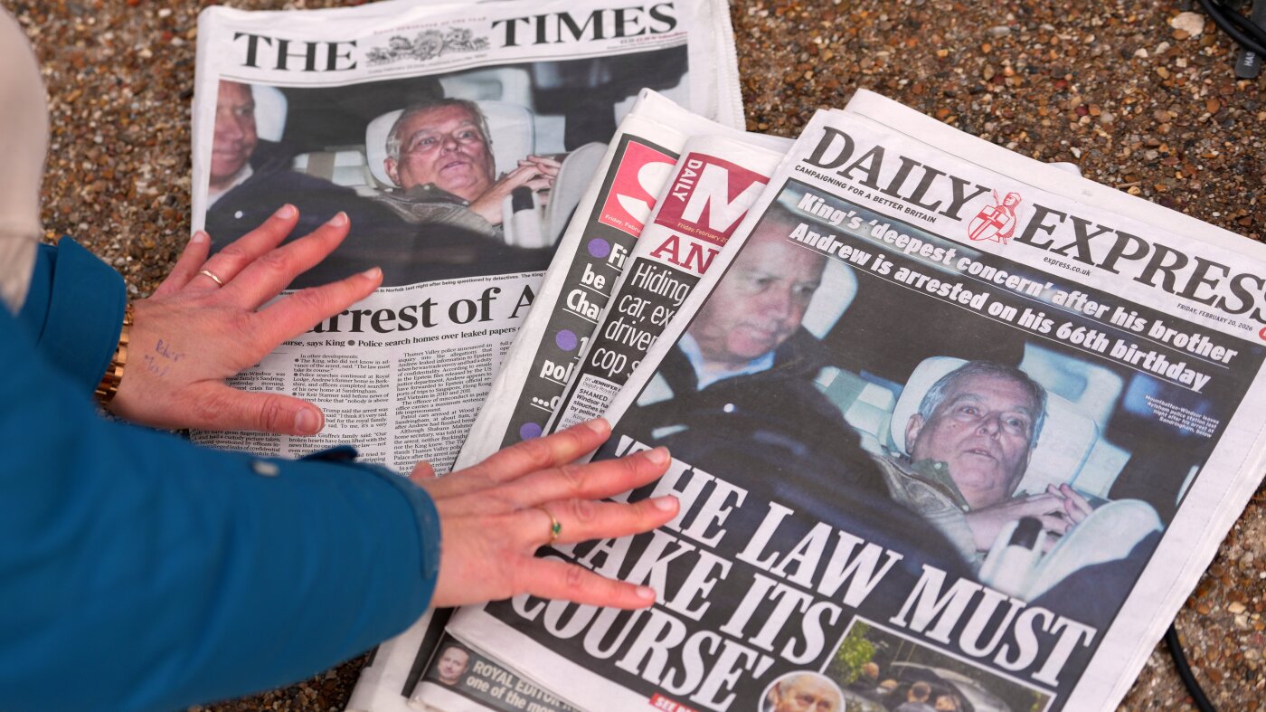 U.K. police search ex-Prince Andrew’s home again over Epstein ties : NPR