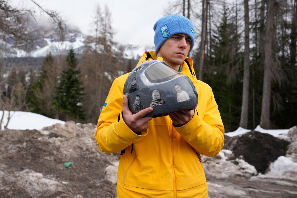 Ukraine’s Vladyslav Heraskevych out of Winter Olympics over banned helmet honoring war dead