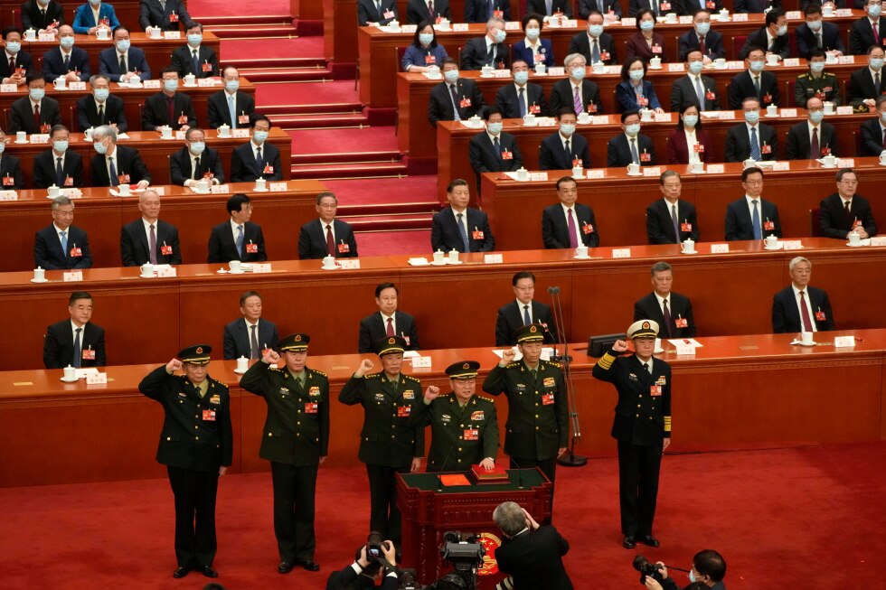 China’s legislature dismisses 19 members including 9 military officers