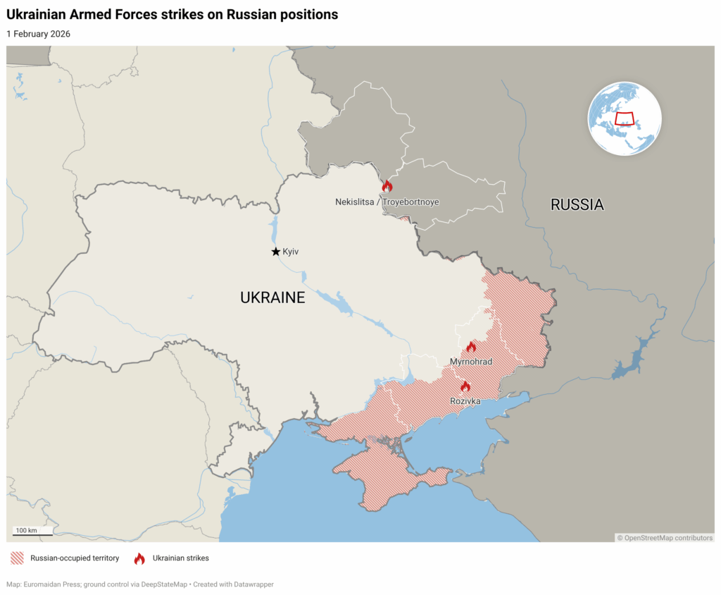 Ukraine strikes Russian repair base, drone control points in overnight assault (MAP)