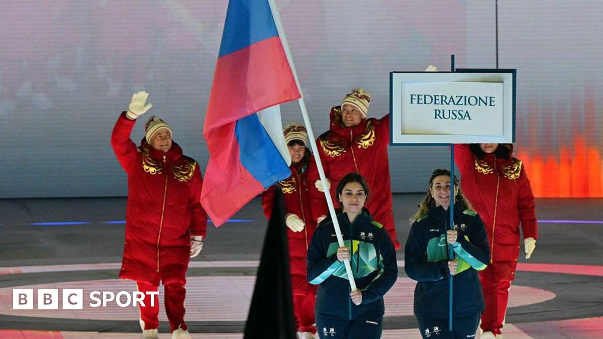 Winter Paralympics 2026: Russia and Belarus athletes parade behind national flags in opening ceremony