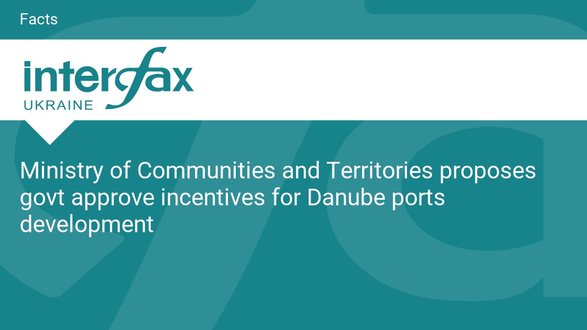 Ministry of Communities and Territories proposes govt approve incentives for Danube ports development