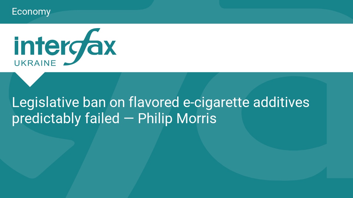Legislative ban on flavored e-cigarette additives predictably failed — Philip Morris