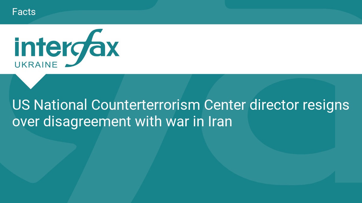 US National Counterterrorism Center director resigns over disagreement with war in Iran