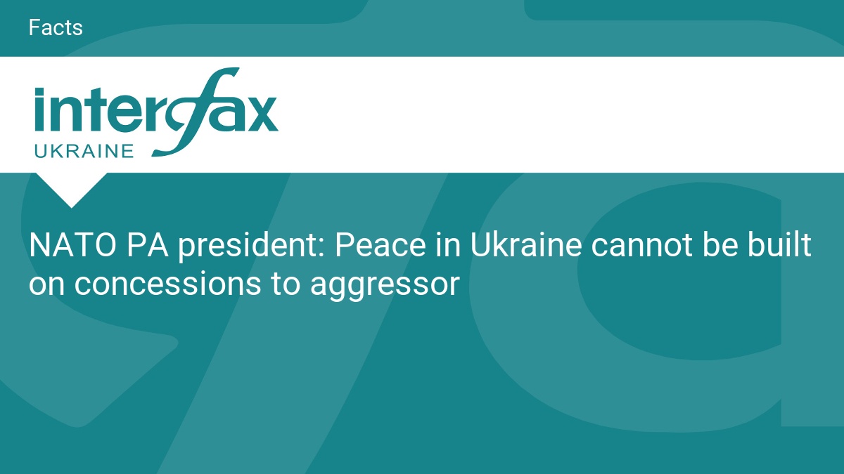 Peace in Ukraine cannot be built on concessions to aggressor
