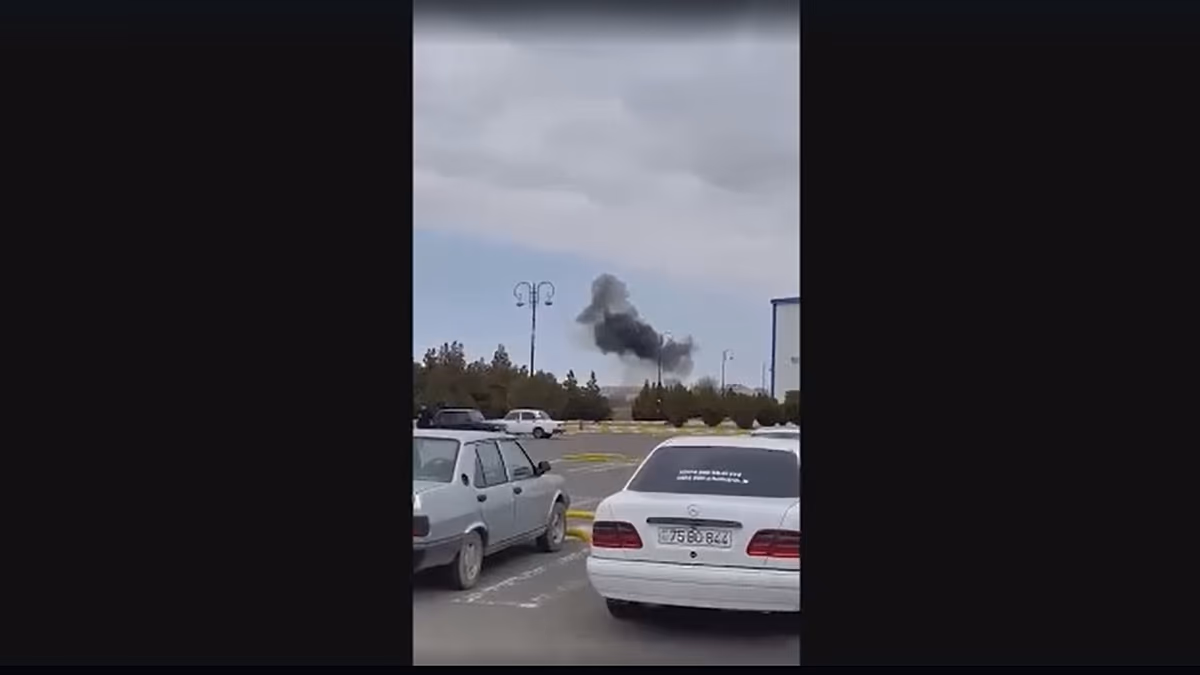 Video. Watch: Drone strike hits Nakhchivan airport in Azerbaijan