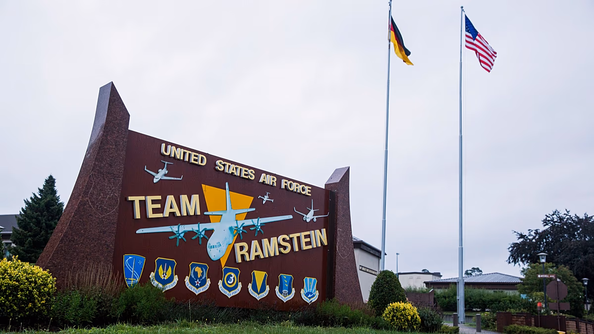 What role does the US base in Germany’s Ramstein play in Iran war?