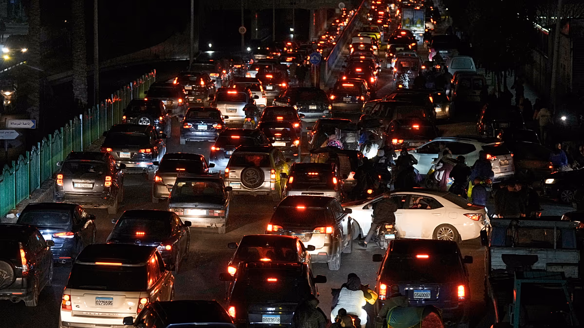 Video. Residents flee Beirut suburbs after Israeli strikes on Hezbollah