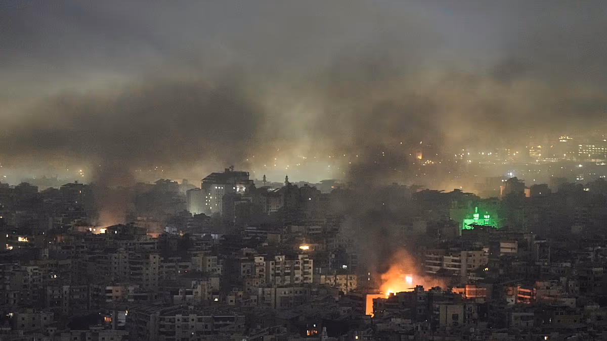 Video. Aftermath of Israeli air strikes in Beirut’s southern suburbs