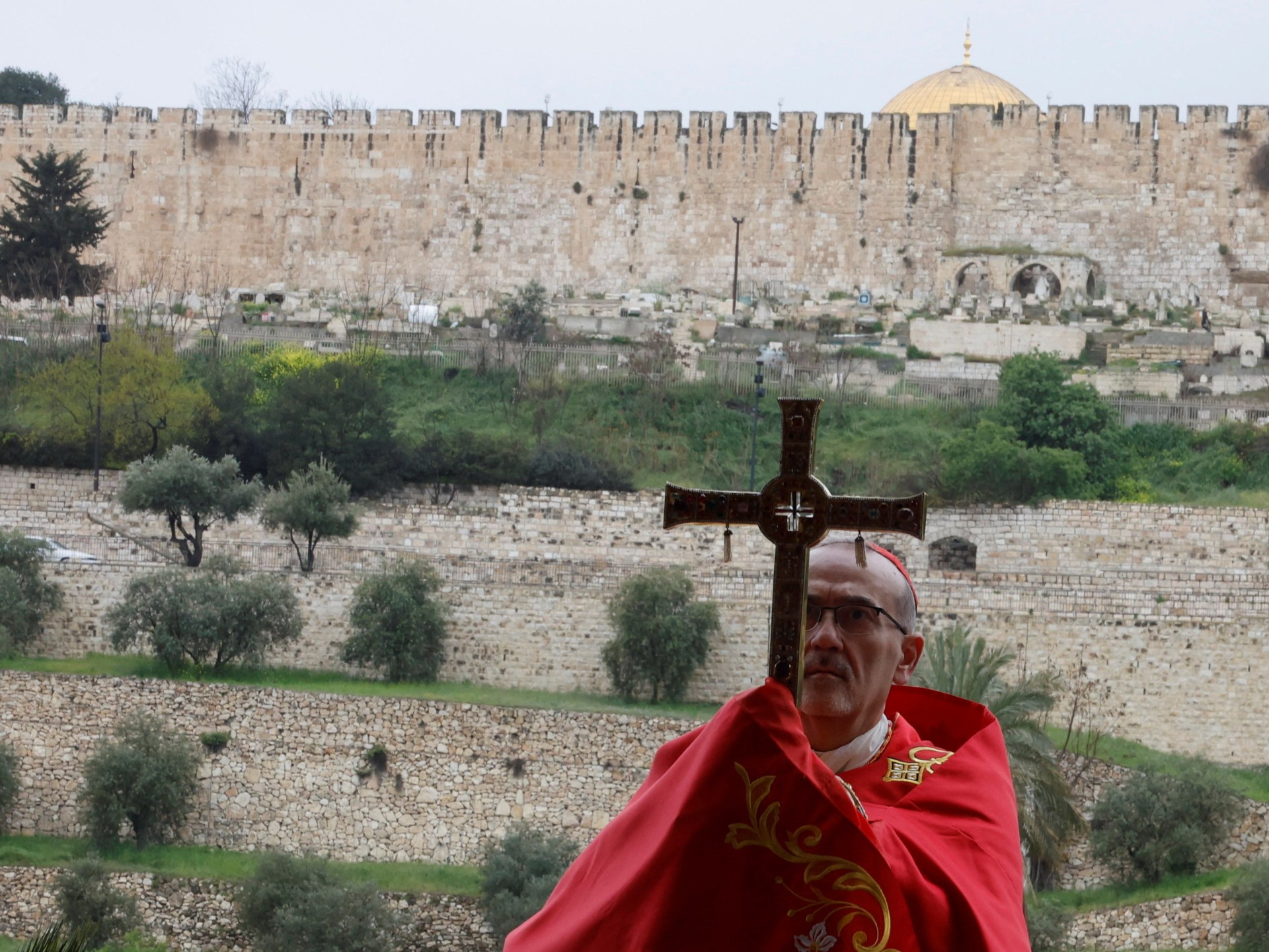 Israeli police block Catholic cardinal from Holy Sepulchre on Palm Sunday | Religion News