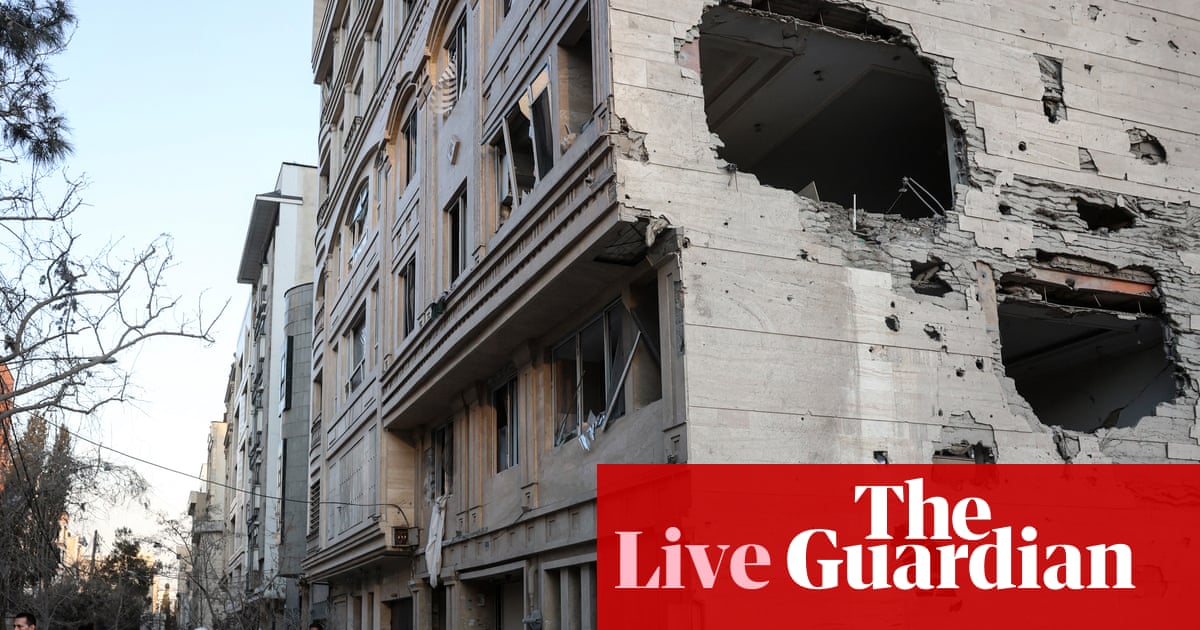 Israel-US war on Iran live: fire at US embassy in Riyadh after drone strike; Netanyahu says war ‘could take some time’ | US-Israel war on Iran