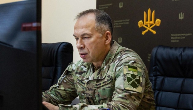 Syrskyi discusses frontline situation, air defense needs with Inspector General of Bundeswehr Breuer