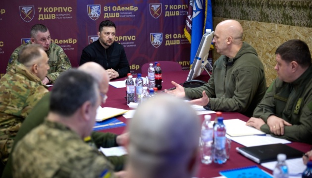 Zelensky holds security meeting on situation in Donetsk region