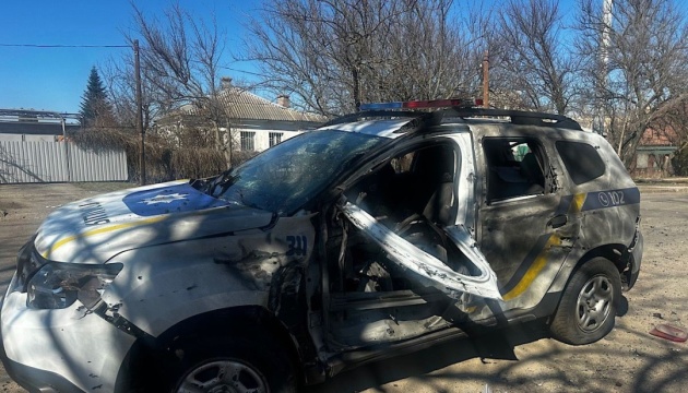 Russian drones attack police in Nikopol, injuring six