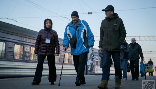 Rivne region receives first evacuation train from Donetsk region this year