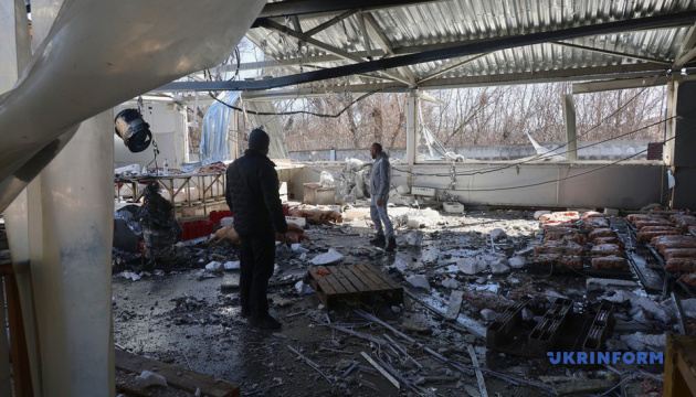Russian strike on Kharkiv meat factory kills two, injures seven