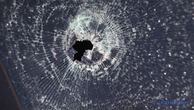 Russian drones attack evacuation vehicle of State Emergency Service in Zaporizhzhia region