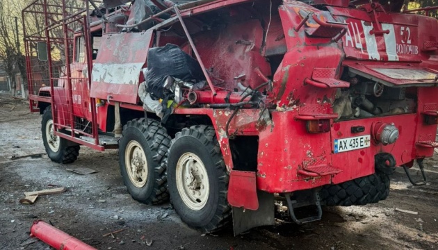 Russians attack Kharkiv region with drones; woman injured, rescuers hit by repeated strikes