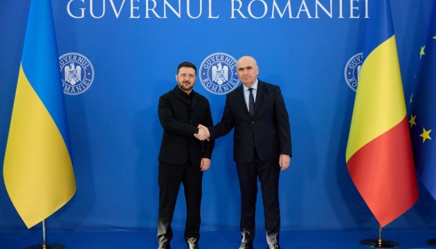 Zelensky, Romania’s PM Bolojan discuss defense support, energy cooperation