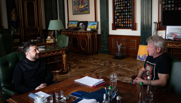 Zelensky meets actor Sean Penn, thanks him for support since start of full-scale war