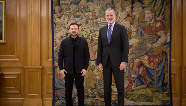 Zelensky meets King Felipe VI of Spain