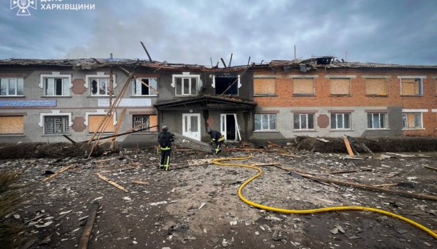 Russians attack rescuers who extinguished fire caused by previous strike in Kharkiv region