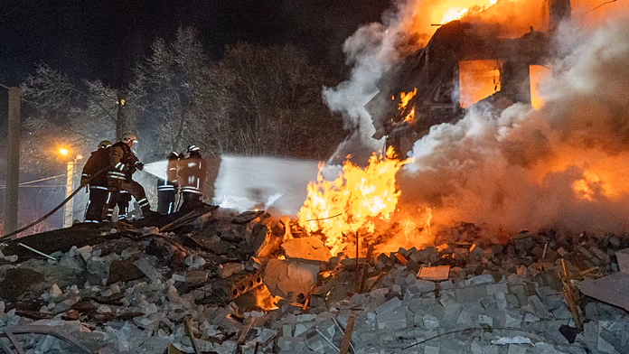 Russian strikes kill nine people across Ukraine