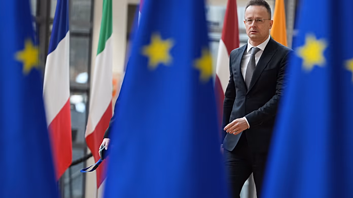 Hungarian minister shared EU confidential information with Russia for years, report claims