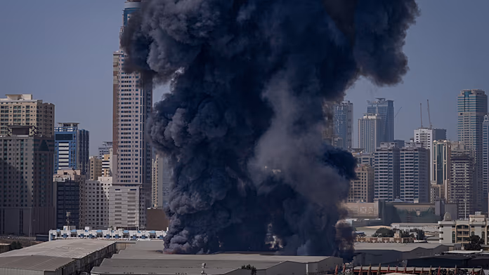 Iranian strikes hit Dubai and Abu Dhabi, damaging airport terminals and the Burj Al Arab