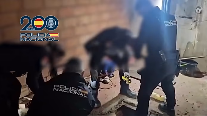 Police bust 'maze-like' drug tunnel to Morocco in Spanish exclave of Ceuta