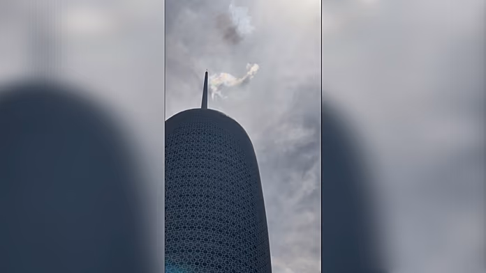 Explosions heard above Doha as Euronews journalists report air defence intercepts